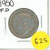 Image 1 : 1950 Canadian Silver Fifty Cents