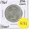 Image 1 : 1961 Canadian Silver Fifty Cents