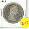 Image 1 : 1965 Canadian Silver Dollar