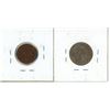 Image 2 : 1904 USA One Cent and 1911 USA Silver Five Cent.