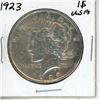 Image 1 : 1923 USA Silver Peace Dollar