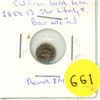 Image 1 : 1854 California Gold Token - 13 Star Liberty Wreath, Bear w/o Tail *Cannot Verify Authenticity*