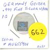 Image 1 : 2021 Germany Geiber - .999 Silver