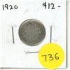 Image 1 : 1920 Canadian Silver Ten Cents