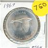 Image 1 : 1967 Canadian Silver Dollar
