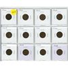 Image 1 : Set of 12 Canadian George V Small Cents. Includes 1920, 1921, 1927, 1928, 1929, 1930, 1931, 1932, 19
