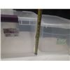 Image 2 : (1) Sterilite 62L and (1) Type A 50 clear strage container.