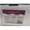 Image 3 : (1) Large Stackable 75L (Length 37" & Breadth 22") and Rubbermaid Storage Container.
