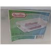 Image 2 : (2) Sterilite Clear Storage Container with Wheels. (One is 47L and one is approx 60L)