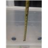 Image 3 : (2) Sterilite Clear Storage Container with Wheels. (One is 47L and one is approx 60L)