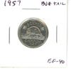 Image 1 : 1957 Canadian Bug Tail Nickel 5 Cents