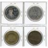 Image 2 : Set of 4 Sports medals and trade dollars from Edmonton including Edmonton Oilers, Bannister/Landry M
