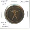 Image 1 : Expo 67, Montreal, medal featuring Man & His World. BU.