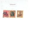 Image 1 : Lot of 3 old German Stamps. Used.