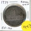 Image 1 : 1939 Royal Visit to Canada Silver Dollar. One Year Type. EF-40.