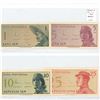 Image 2 : (4) 1964 Indonesia 1-25 Dollar bills