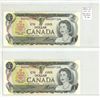 Image 1 : (2) 1973 Canadian Dollar Bills