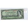 Image 1 : 1954 Canadian Dollar Bill Devils Face Coyne-Tower