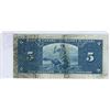 Image 1 : 1937 5 Dollar Gordan Towers X/C Prefix Nc-23b Fine-12