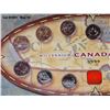 Image 4 : 1999 Canada Millennium Royal Canadian Mint Coin Set. 25 cents with Millennium Token . Sleeve Cover.