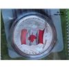 Image 1 : 2015 Canada's Colored Flag 50th Anniversary -  $25 Coin.  99.99 Pure Fine Silver