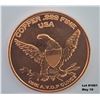 Image 2 : "Bison" Copper Coin - 1oz .999 Fine Copper