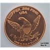 Image 2 : "Moose" Copper Coin - 1oz .999 Fine Copper