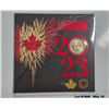 Image 1 : 2023 "O" CANADA Royal Canadian Mint Coin Set with Moose/Maple Leaf Loonie.  - pristine new condition