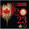 Image 2 : 2023 "O" CANADA Royal Canadian Mint Coin Set with Moose/Maple Leaf Loonie.  - pristine new condition