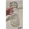 Image 1 : Antique old glass " PERFECT SEAL"  canning jar with age/air bubbles (signs of very old production me