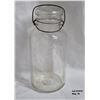 Image 5 : Antique old glass " PERFECT SEAL"  canning jar with age/air bubbles (signs of very old production me