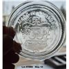 Image 3 : Antique old glass "CROWN" glass canning jar with lid and ring.  Dominion Glass - Made in Canada.   O