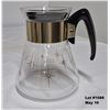 Image 1 : Vintage 1960's Corning Atomic Gold Starburst Coffee Pot 6 Cup Carafe with Lid