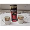 Image 7 : Coffee and Baileys Lot.  Baileys 1995 Collector Tin.  Irish Coffee Glassware with Gold Rim.  Nescafe