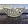Image 2 : Vintage 1970's Crystal Glass Bowl marked PASARI Indonesia - Pretzel pattern
