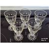 Image 4 : Vintage 1950's Anchor Hocking Boopie Etched Sherry Glasses