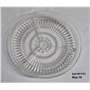 Image 4 : Vintage Deluxe Glassware - 10" Divided Serving Platter - 3 Sections - looks like Covetro, Italian