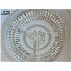 Image 5 : Vintage Deluxe Glassware - 10" Divided Serving Platter - 3 Sections - looks like Covetro, Italian
