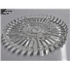 Image 4 : Vintage 1960's Heisey Clear Glass Divided Platter. Very thick Ribbed Glass with Ruffled Edge. 5 sect