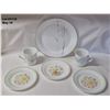 Image 1 : Vintage 1970's Corelle Plates/Coffee Cups - Various Patterns- Spring Meadow, Shadow Iris, Wildflower