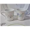 Image 7 : Vintage 1970's Corelle Plates/Coffee Cups - Various Patterns- Spring Meadow, Shadow Iris, Wildflower
