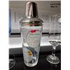 Image 4 : Martini Drink Mixer/Shaker, Stemware and clear glass cups