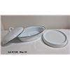 Image 6 : White Enamel Roaster with Serving Base