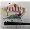 Image 4 : (7) Miniature Red Rose Collectable Tea Pots