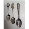 Image 8 : (6) Vintage Spoons (King George, Queen Elizabeth, Charlie McCarthy, ETC.) (1) Queen Elizabeth Souven