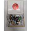 Image 4 : Assortment of coin jewelry, Necklaces, Gems, etc.) w/ House OF Lords Box