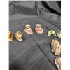 Image 6 : Vintage Peanut Butter Bear Shaped Jar/ (12) Vintage Miniature Animals