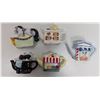 Image 2 : (5) Red Rose Collectable Tea Pots