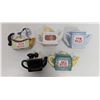 Image 3 : (5) Red Rose Collectable Tea Pots