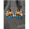 Image 2 : (4) 1998 Vintage Mr. Potato Head Burger King Toys